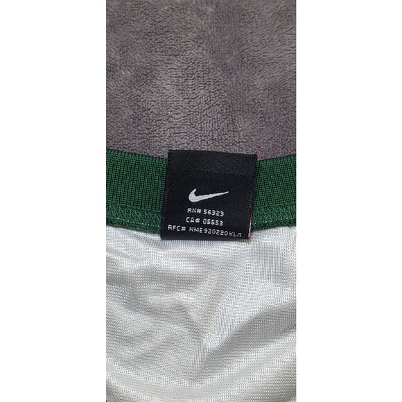 VINTAGE NIKE TEAM SZ 3XL WHITE & GREEN TANK JERSEY MENS BASKETBALL C2-20 - Picture 5 of 8